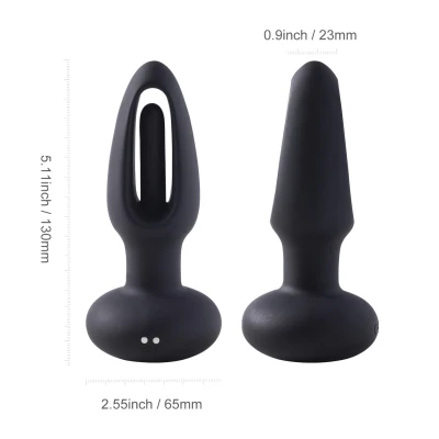 Honey Play Box Snuggy - nyelves anál vibrátor (fekete)
