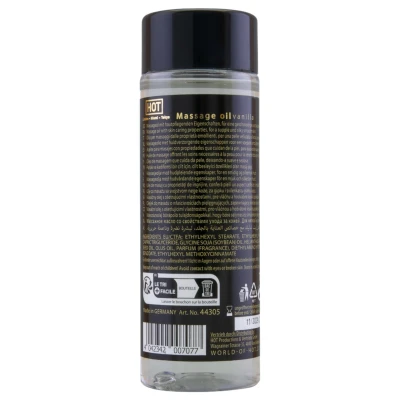 HOT bőrápoló masszázsolaj - vanília (100 ml)