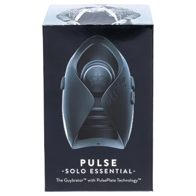 Hot Octopuss Pulse Solo Essential - akkus maszturbátor (fekete)