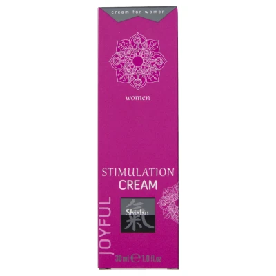 HOT Shiatsu Joyful - folyékony vibrátor stimuláló krém nőknek (30 ml)