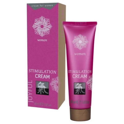 HOT Shiatsu Joyful - folyékony vibrátor stimuláló krém nőknek (30 ml)