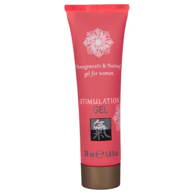HOT Shiatsu - folyékony vibrátor stimuláló krém nőknek - gránátalma (30 ml)