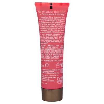 HOT Shiatsu - folyékony vibrátor stimuláló krém nőknek - gránátalma (30 ml)