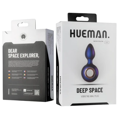 Hueman Deep Space - akkus anál vibrátor (lila)