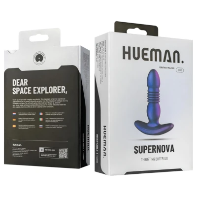 Hueman Supernova - lökő, akkus anál vibrátor (lila)
