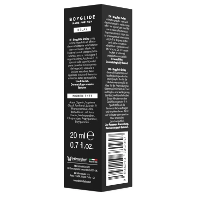 Intimateline Boyglide - orgazmus késleltető spray férfiaknak (20 ml)