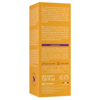 Intimateline Intymate More - melegítő hatású izgató gél (30ml)