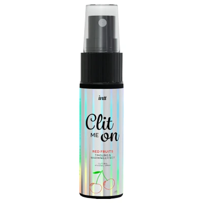 intt Clit Me On - folyékony vibrátor csiklóspray, piros gyümölcs (12 ml)