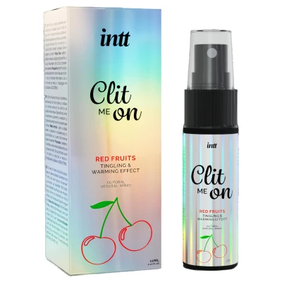 intt Clit Me On - folyékony vibrátor csiklóspray, piros gyümölcs (12 ml)