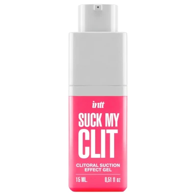 Intt Suck My Clit - klitorisz stimuláló gél nőknek - eper (15 ml)