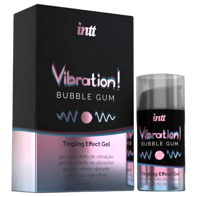 Intt Vibration! - folyékony vibrátor - rágógumi (15 ml)