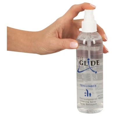 Just Glide - terméktisztító spray szexjátékokhoz (250 ml)