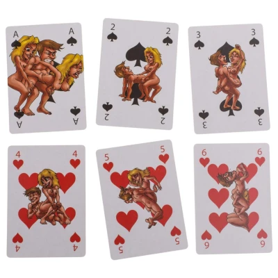 Kama Sutra - mókás francia kártya, erotikus ajándék (54 db)