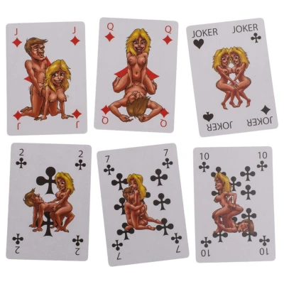 Kama Sutra - mókás francia kártya kínáló, erotikus ajándék - 24 db
