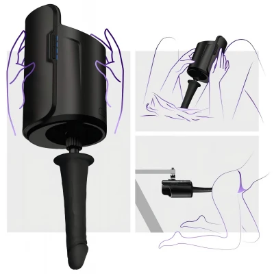 Kiiroo Keon - dildó adapter (fekete)