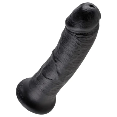 King Cock 8 dildó (20 cm, fekete)