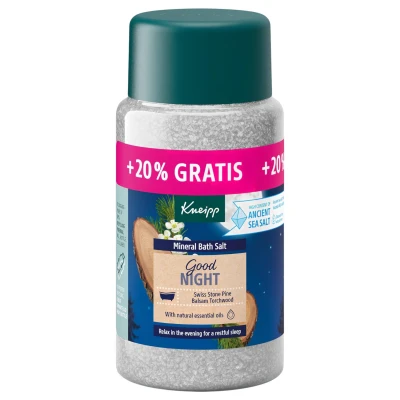 Kneipp Good Night prémium ásványi fürdősó (600 g)