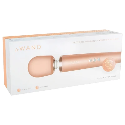 le WAND Petite - prémium akkus masszírozó vibrátor (Rose Gold)