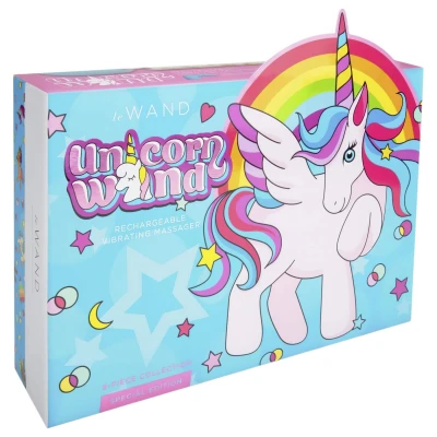le Wand Unicorn - akkus masszírozó vibrátor szett (szivárvány)