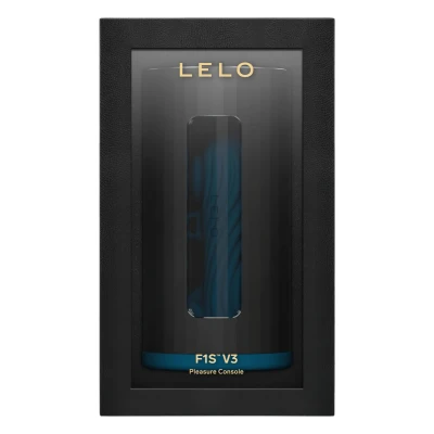 LELO F1s V3 - app-vezérelt interaktív maszturbátor (fekete-kék)