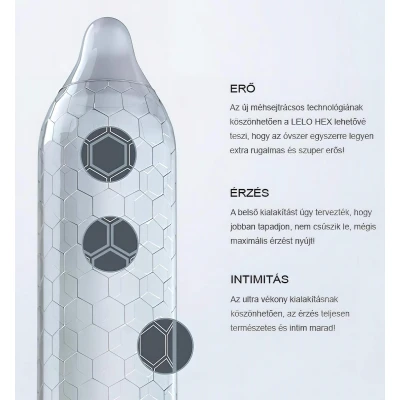 LELO Hex Original - luxus óvszer (36 db)