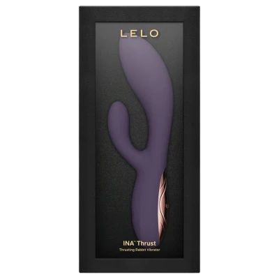 LELO INA Thrust - lökő vibrátor csiklókarral (lila)