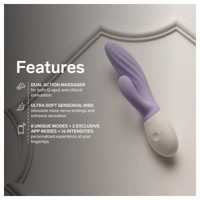 LELO INA Twist - appos, csiklókaros G-pont vibrátor (lila)