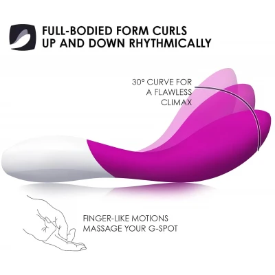 LELO Mona Wave - hullámzó mozgású, vízálló G-pont vibrátor (lila)