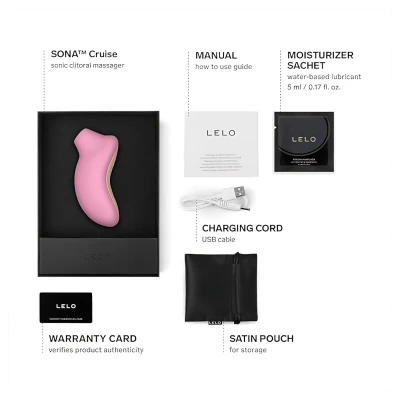 LELO Sona Cruise - hanghullámos csiklóizgató (pink)