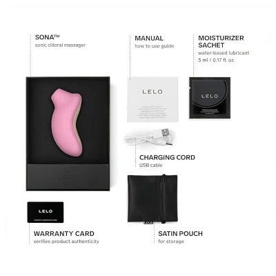 LELO Sona - hanghullámos csiklóizgató (pink)