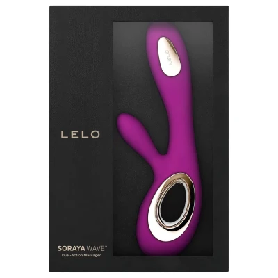 LELO Soraya Wave - akkus, bólogató csiklókaros vibrátor (lila)