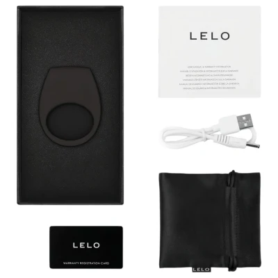 LELO Tor 3 - App-vezérelt vibrációs péniszgyűrű (fekete)