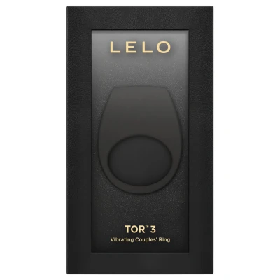 LELO Tor 3 - App-vezérelt vibrációs péniszgyűrű (fekete)