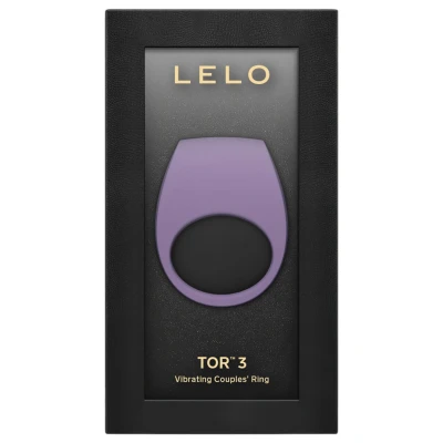 LELO Tor 3 - app-vezérelt, vibrációs péniszgyűrű (lila)