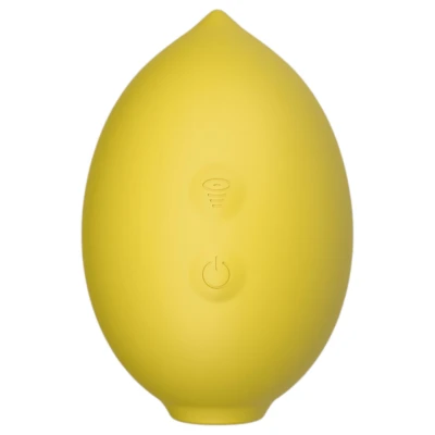 Lemon Squeeze - citrom formájú csiklószívó vibrátor (sárga)