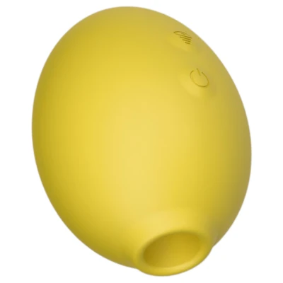 Lemon Squeeze - citrom formájú csiklószívó vibrátor (sárga)