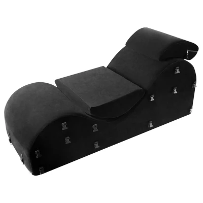 Liberator Black Label Esse - 3 részes tantra fotel, szexbútor (fekete)