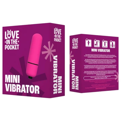 Love Bullet - cseppálló mini vibrátor (pink)