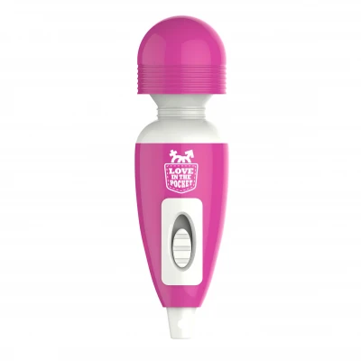 Love Wand - mini masszírozó vibrátor (pink)