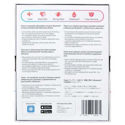 Lovense Flexer - hordható app-vezérelt 2in1 panty vibrátor (pink)