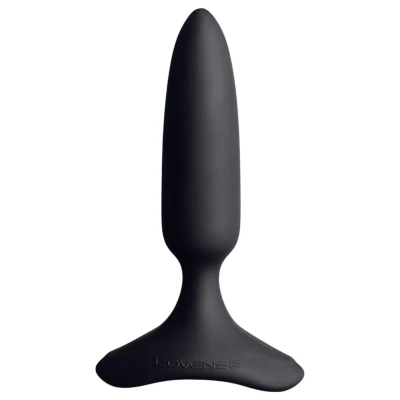 LOVENSE Hush 2 XS - akkus kis anál vibrátor (25 mm, fekete)
