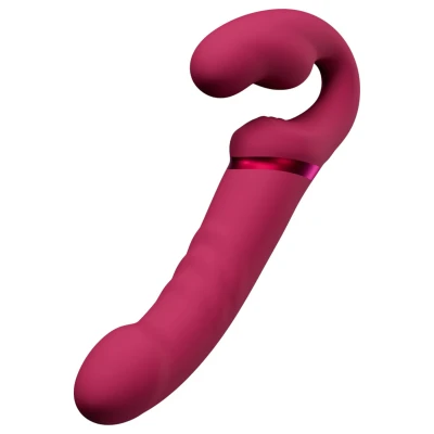 LOVENSE Lapis - app-vezérelt felcsatolható vibrátor pánt nélkül (piros)