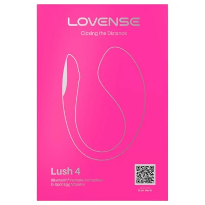 Lovense Lush 4 - hordható app-vezérelt vibrotojás (pink)