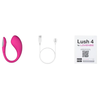 Lovense Lush 4 - hordható app-vezérelt vibrotojás (pink)