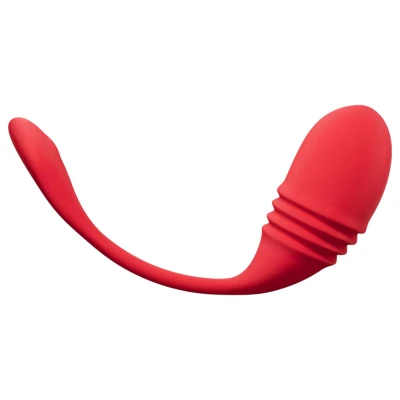 Lovense Vulse - hordható app-vezérelt lökő vibrotojás (piros)