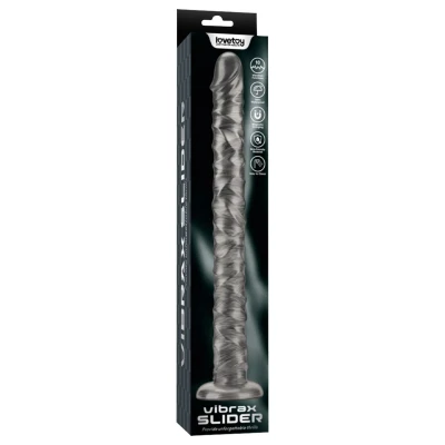 Lovetoy King Sized - extra nagy vibrátor - 40,5 cm (szürke)