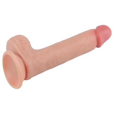 Lovetoy Nature Cock - testszínű kétrétegű élethű dildó (20 cm)