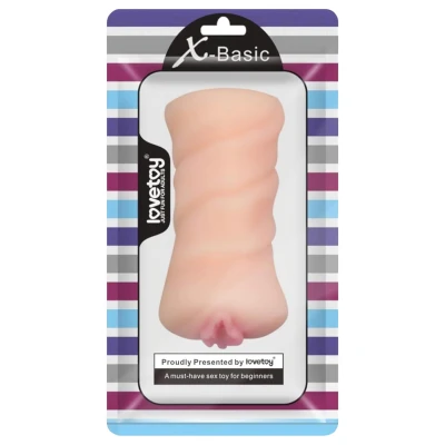 Lovetoy X-Basic - műpunci maszturbátor férfiaknak (testszínű)
