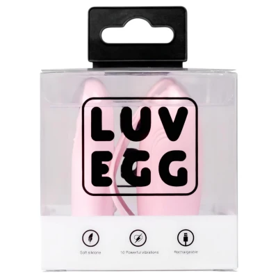 LUV EGG - hordható akkus, rádiós vibrotojás (pink)