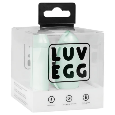 LUV EGG - hordható akkus, rádiós vibrotojás (zöld)